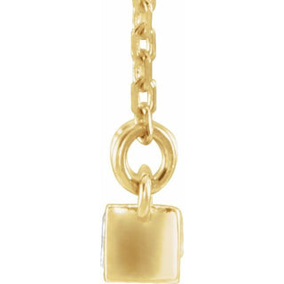 Baguette Diamond Bar Necklace, SOLD