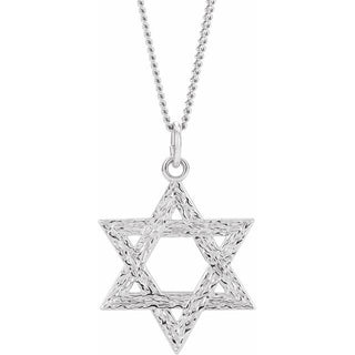Sterling Silver Star of David Necklace,SOLD