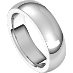 White Gold Wedding Band, SOLD