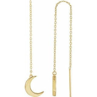 Gold Moon Earrings, SOLD