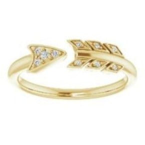 Diamond Arrow Ring, SOLD