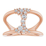 Rose Gold Diamond Ring, SOLD