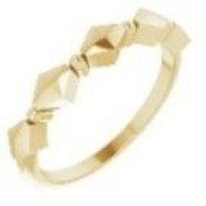 Gold Geometric Ring, SOLD