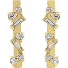 Diamond Earrings, SOLD