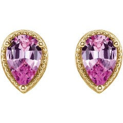 Pink Sapphire Earrings, SOLD