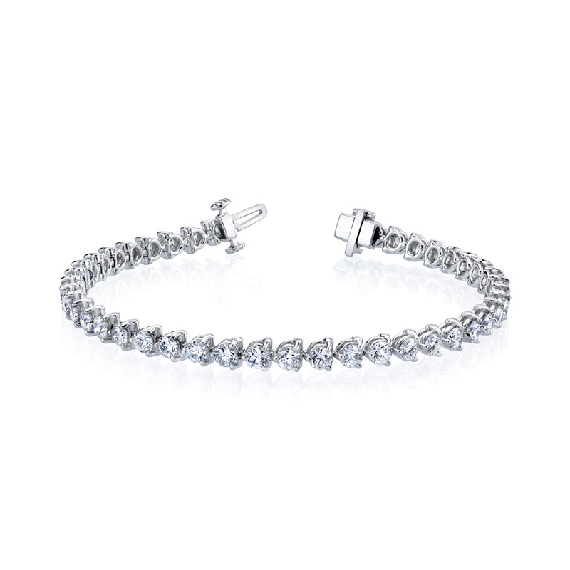 Platinum Diamond Line Bracelet,SOLD