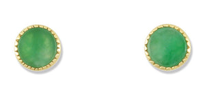 Natural Jade Earrings, SOLD