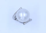 Pre-owned Janet Deleuse South Sea Pearl and Diamond Ring, SALE, SOLD