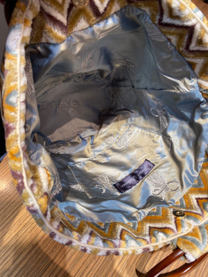 Janet Deleuse Tapestry Velvet Tote Bag, SOLD