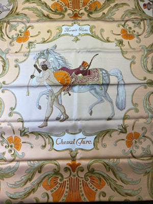 Pre-Owned  New Hermes Silk Scarf, SOLD