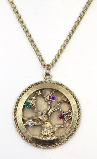 Vintage Tree of Life Pendant with Chain, SALE, SOLD