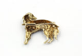 Vintage Gold Dog Pin, SOLD