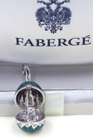 Vintage Victor Mayer Faberge Egg Pendant, SOLD