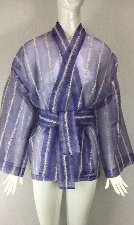 Janet Deleuse Silk Organza Sheer Kimono, SALE