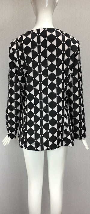Janet Deleuse Designer Mod Tech Knit Jacket, SOLD