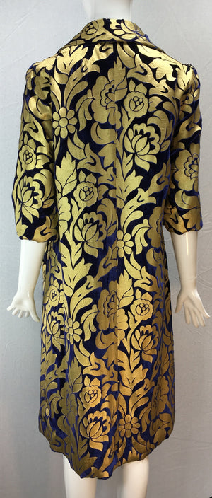 Janet Deleuse Brocade Designer Coat, SALE, SOLD