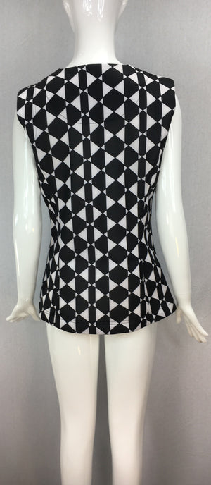 Janet Deleuse Designer Mod Tech Knit Vest, SALE, SOLD