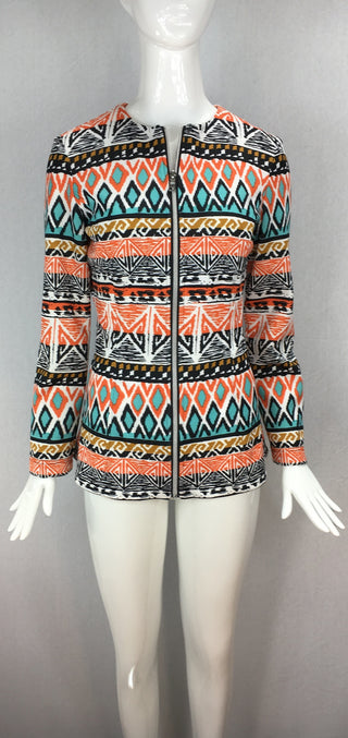 Janet Deleuse Designer Retro Tech Knit Jacket, SOLD OUT