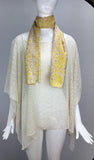 Janet Deleuse Silk Voile Scarf, Sold