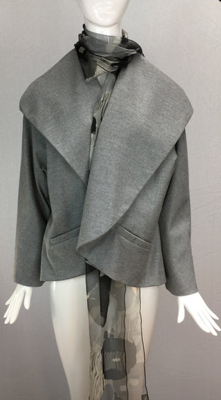 Janet Deleuse Couture Cashmere Wool Jacket, SOLD