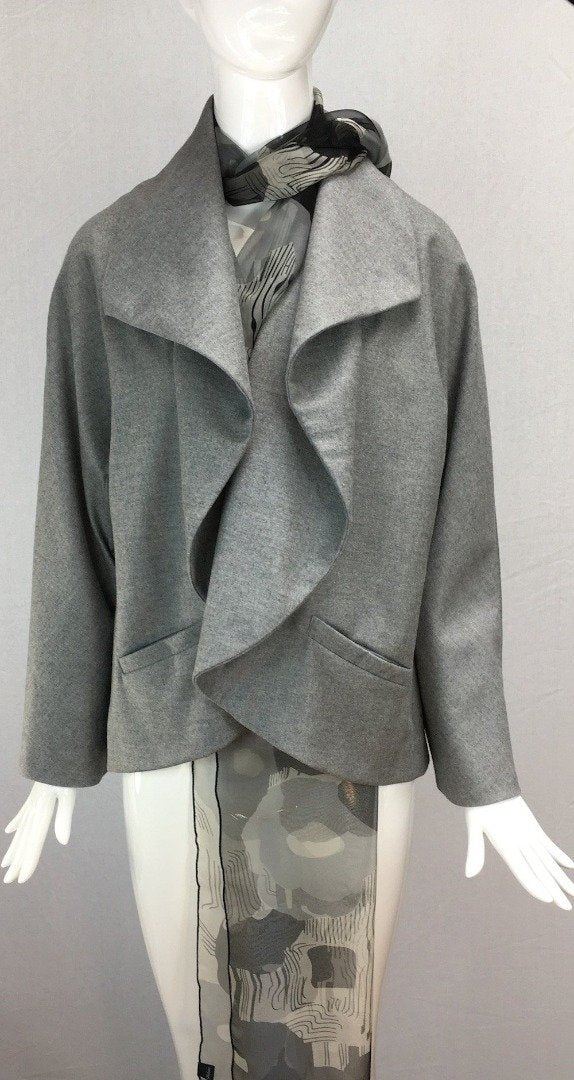 Janet Deleuse Couture Cashmere Wool Jacket, SALE!