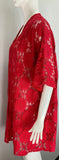 Janet Deleuse Red Lace Topper, SOLD