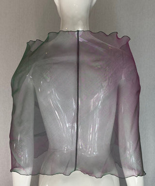 Janet Deleuse Designer Organza Wrap, SOLD