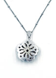 Vintage Diamond Flower Pendant Necklace, SALE, SOLD