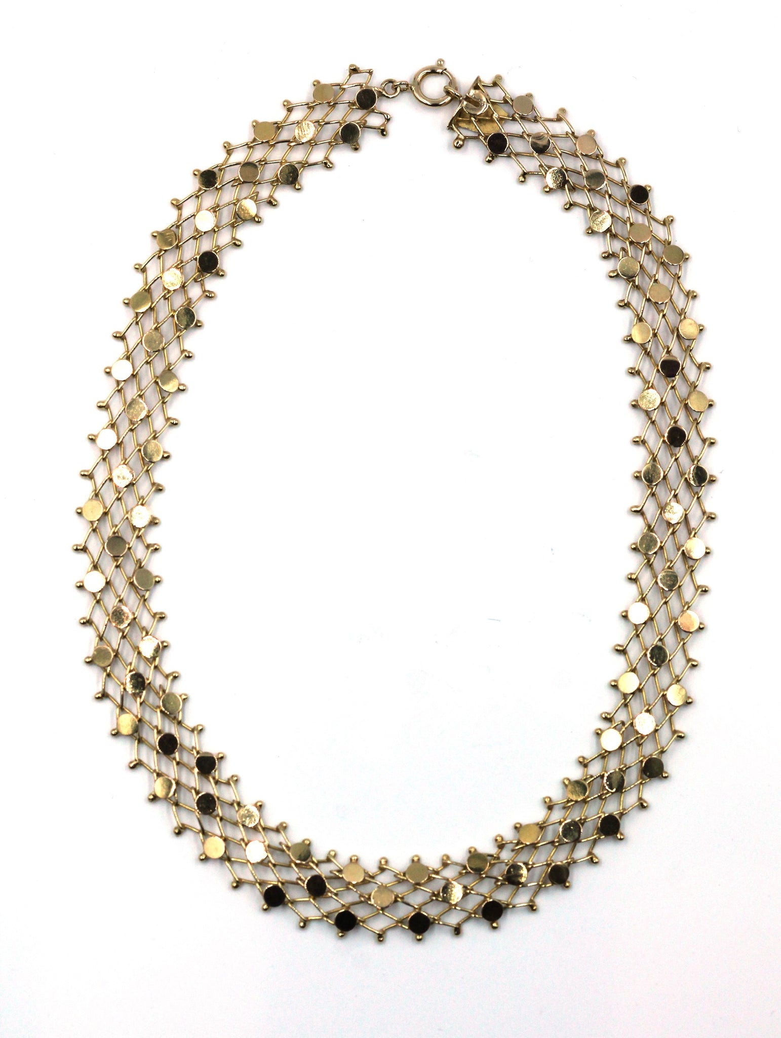 Vintage Gold Chain Necklace, SOLD
