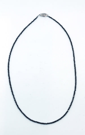 Black Diamond Necklace, SOLD