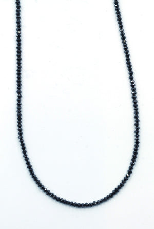 Black Diamond Necklace, SOLD
