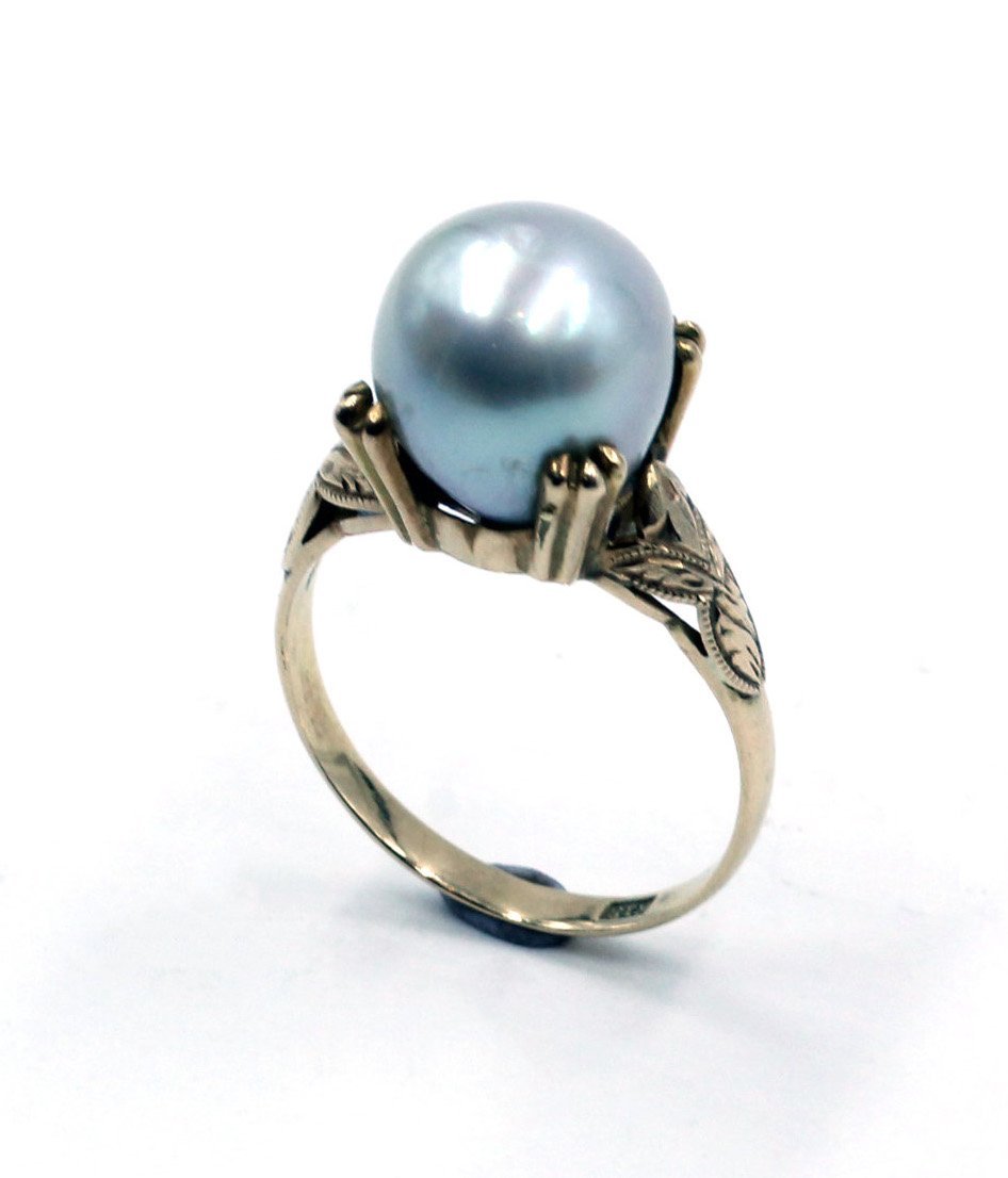 Vintage Baroque Pearl Ring, SOLD