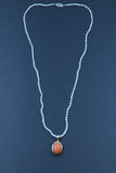 Vintage Cultured Pearls with Coral Pendant, SOLD