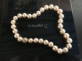 Vintage South Sea Pearl Necklace with Diamond Clasp, SOLD
