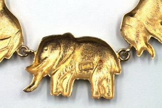 Vintage 18k Elephant Necklace, SOLD