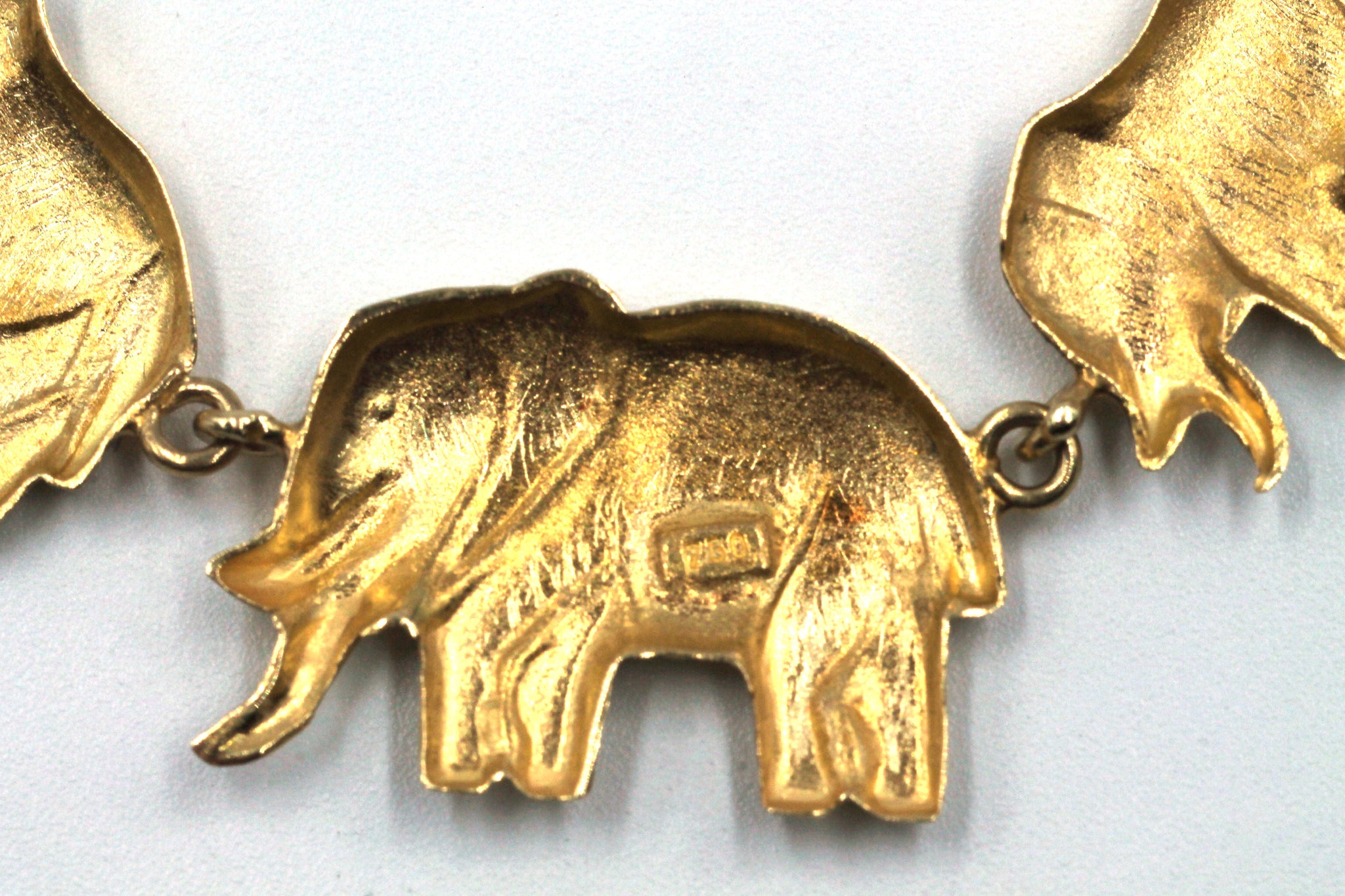 Vintage 18k Elephant Necklace, SOLD