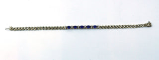 Vintage Sapphire and Diamond Bracelet, SOLD