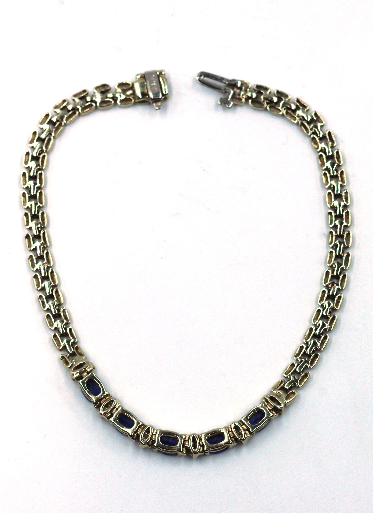 Vintage Sapphire and Diamond Bracelet, SOLD