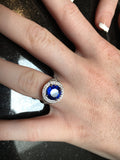 Janet Deleuse Designer Sapphire and Diamond Ring, SOLD