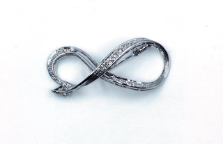 Vintage Diamond Infinity Pin, SOLD