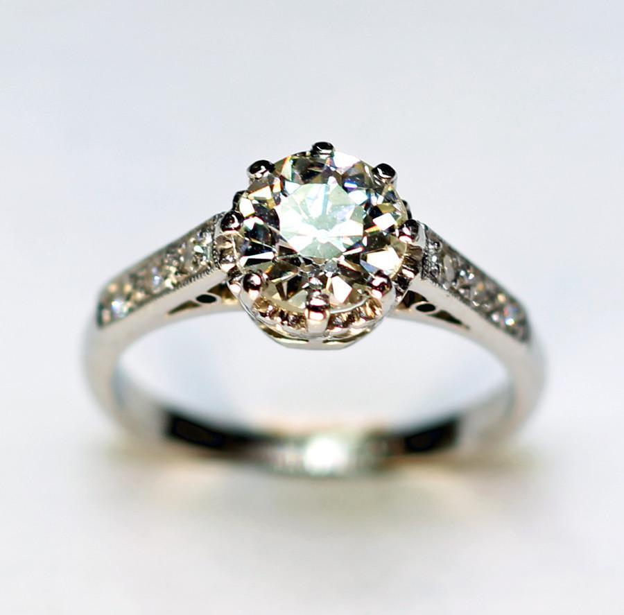 Vintage Diamond Ring, SOLD – Deleuse Fine Jewelry