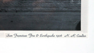 San Francisco 1906 Earthquake Vintage  Photograph, SALE, SOLD