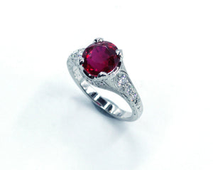 Janet Deleuse Designer Ruby Ring, SALE, SOLD
