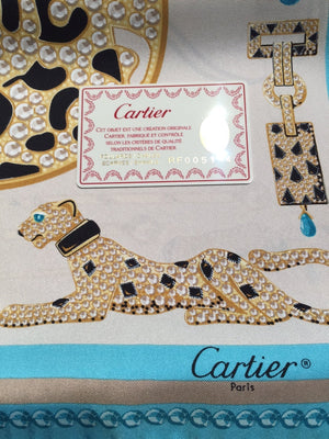 Pre-Owned Cartier Silk Scarf, SUPER SALE, SOLD