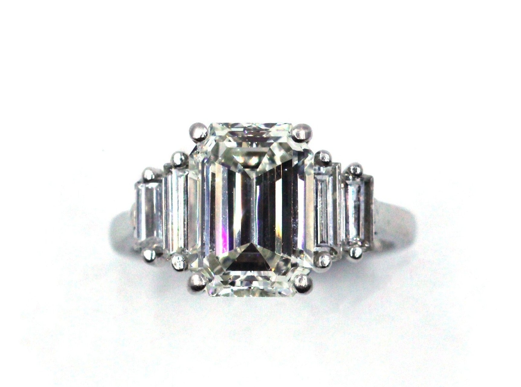 Vintage Emerald Cut Diamond Ring, SOLD
