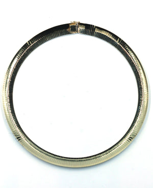 Pre-owned Wide Omega Necklace, SOLD