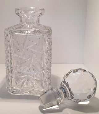 Vintage New Crystal Decanter, SOLD