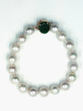 Deleuse Baroque Pearl and Jade Bracelet, SOLD