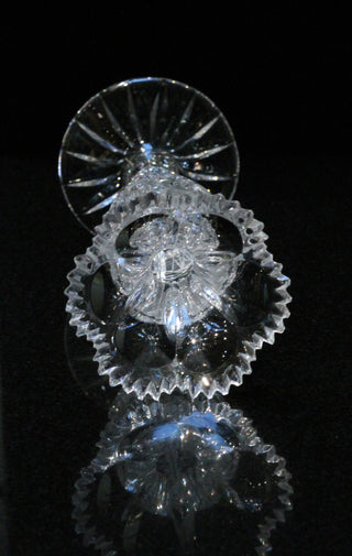 Vintage New Cut Crystal Bud Vase, SOLD