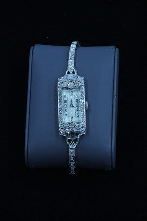 Vintage Deco Diamond Watch, SOLD